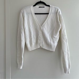 NWOT white brandy Melville cardigan